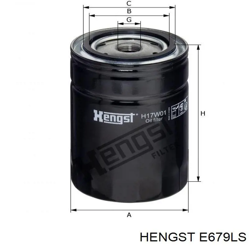 Фільтр повітряний Hengst E679LS