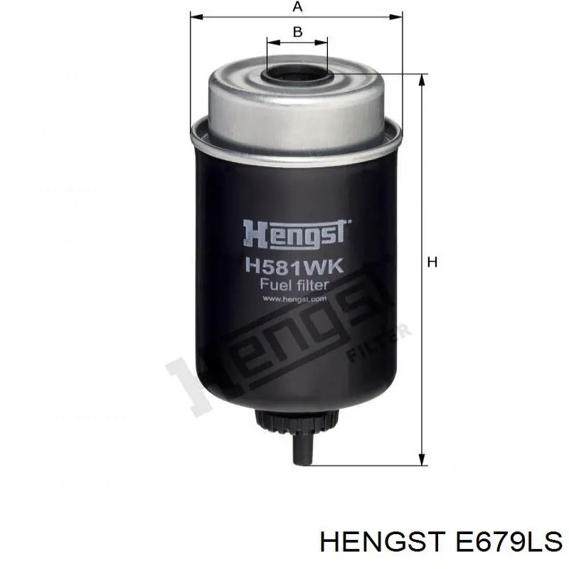 Елемент повітряного фільтра Hengst E679LS ціна, від 16.02 USD