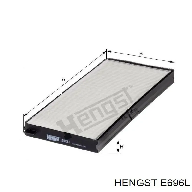 Купити E696L Hengst Автомобільний фільтр повітря