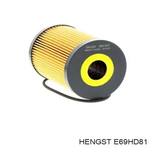 Масляний фільтр E69HD81 Hengst