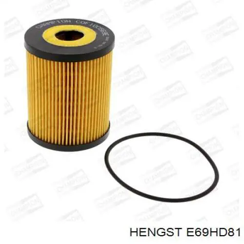 Масляний фільтр E69HD81 Hengst