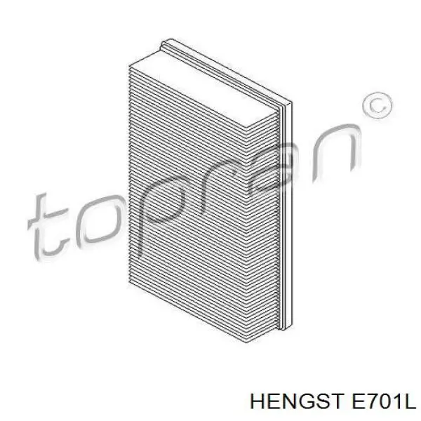 Повітряний фільтр E701L Hengst