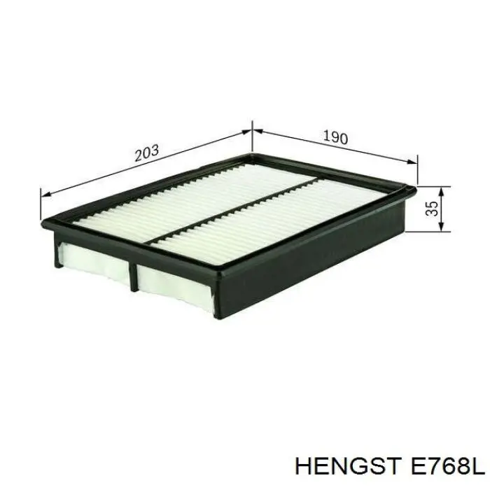 E768L Hengst Повітряний фільтр двигуна