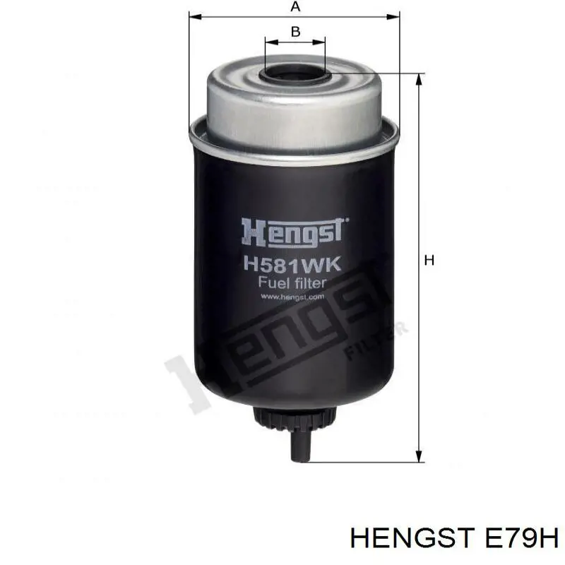 E79H Hengst Фільтр гідравлічної системи