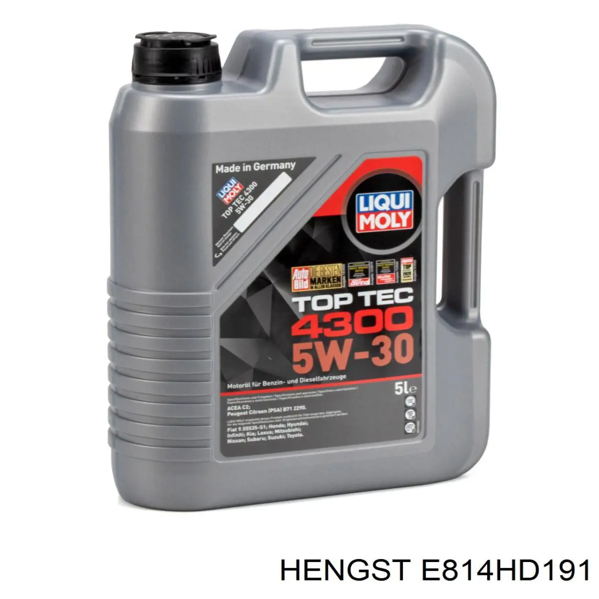 Фільтр масляний Hengst E814HD191