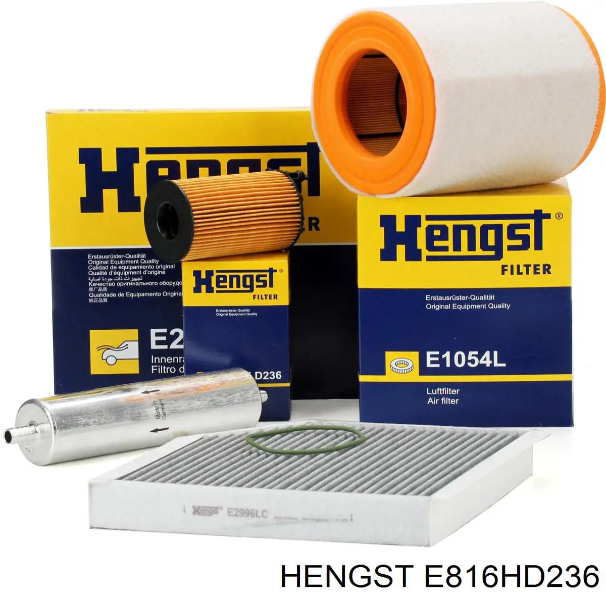 Масляний фільтр двигуна Hengst E816HD236 ціна, від 8.57 USD
