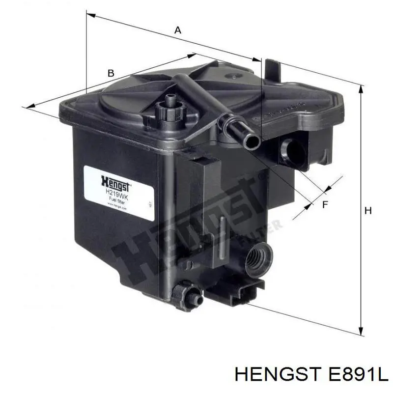E891L Hengst фільтр повітряний