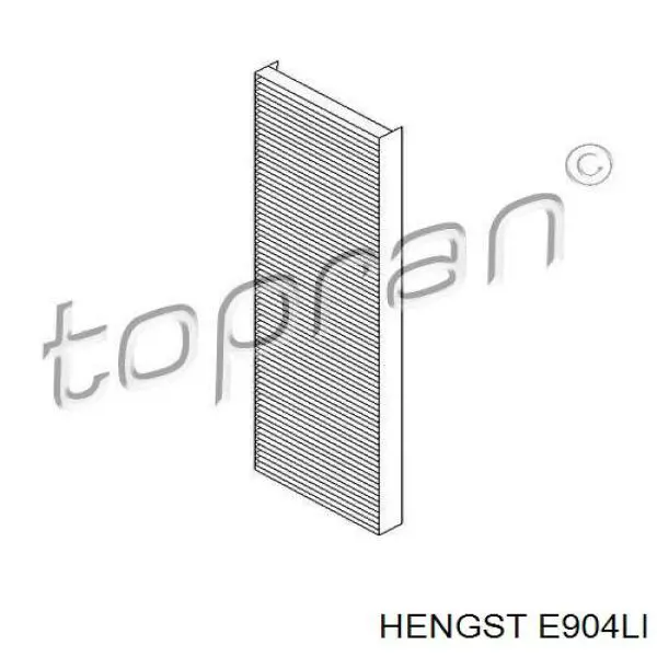 Повітряний фільтр салону Hengst E904LI