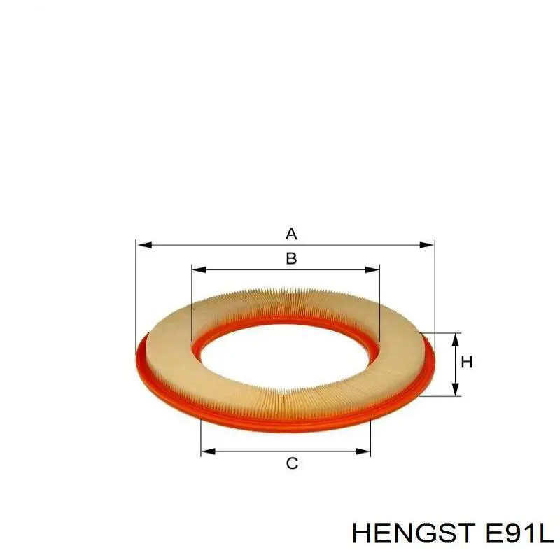E91L Hengst фільтр повітряний