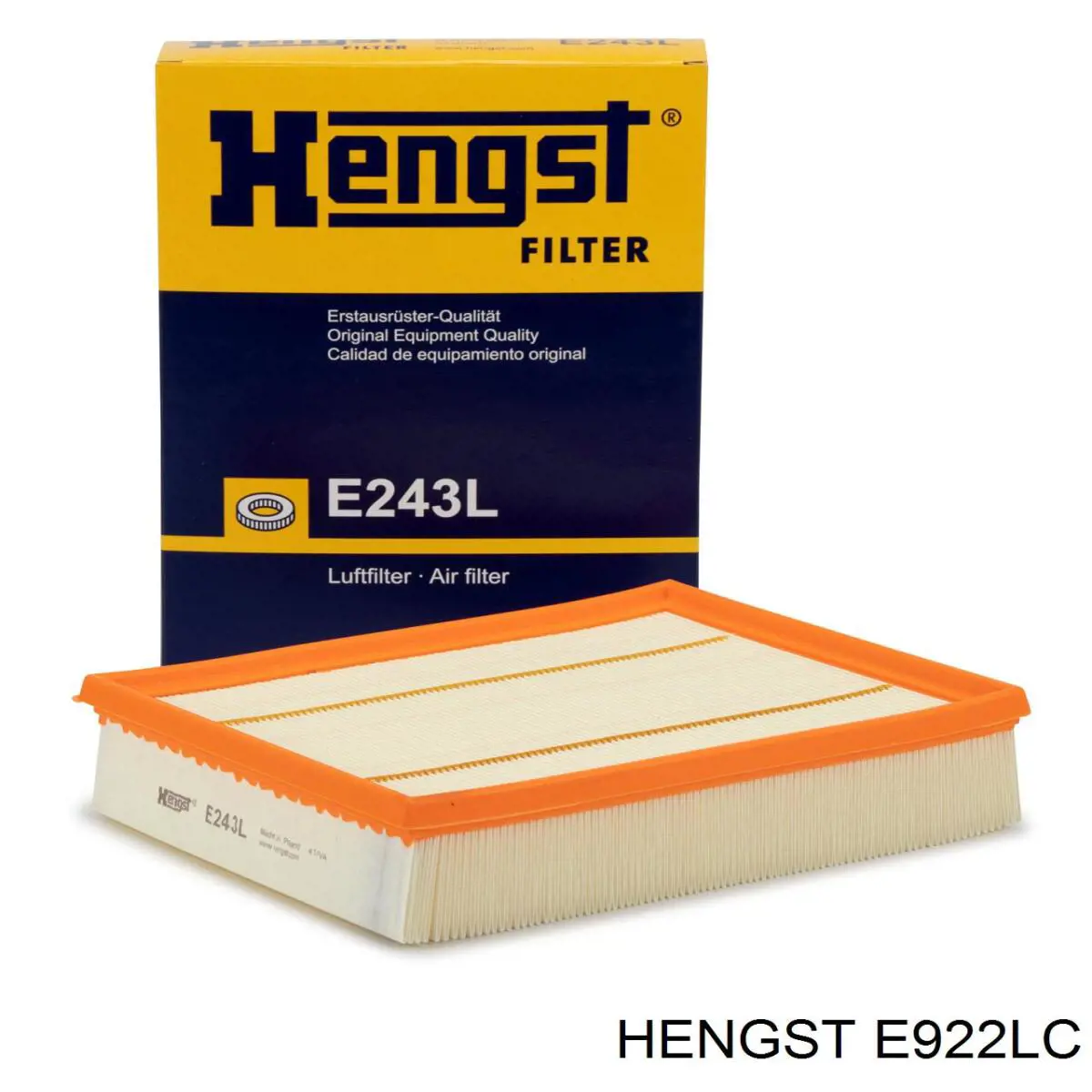 Фільтр повітряний обігрівача Hengst E922LC ціна, від 7.33 USD