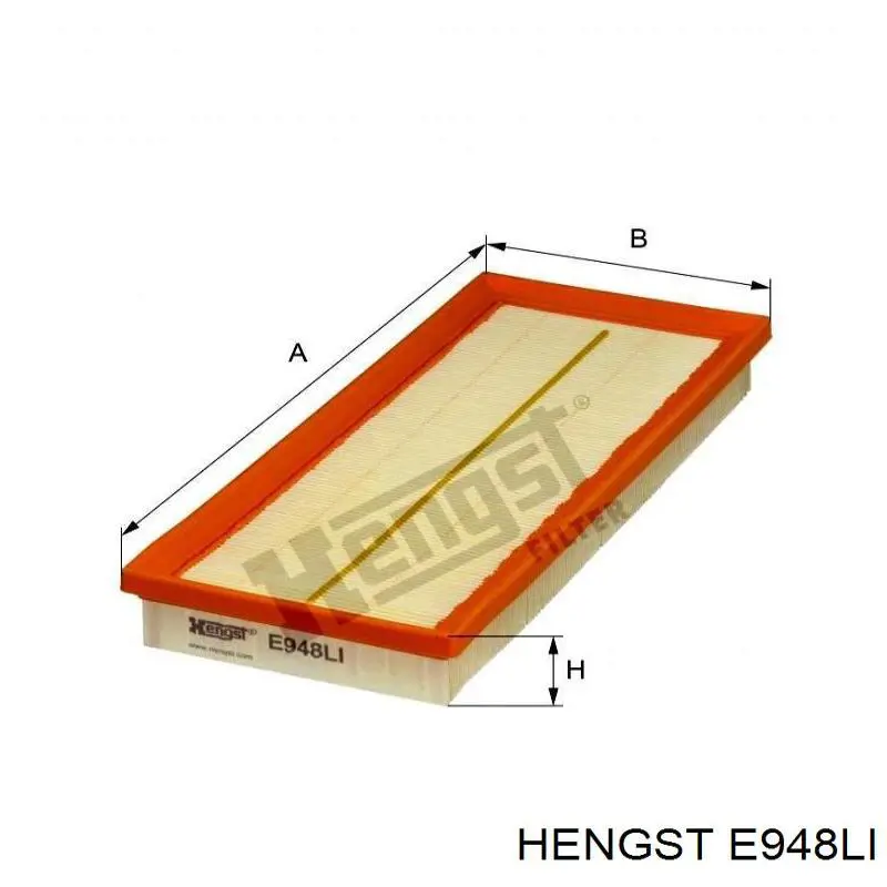 Купити E948LI Hengst Фільтр салону вугільний