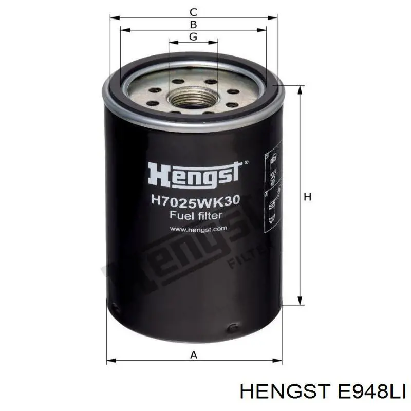 Фільтр салону E948LI Hengst
