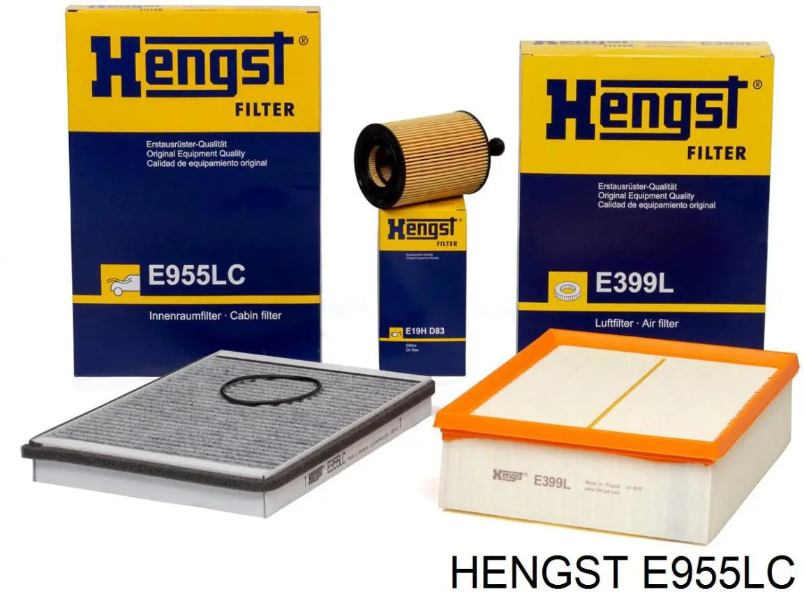Фільтр повітряний обігрівача Hengst E955LC ціна, від 10.39 USD