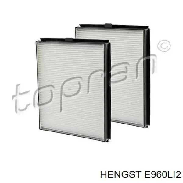 Фільтр повітряний обігрівача Hengst E960LI2 ціна, від 14.97 USD