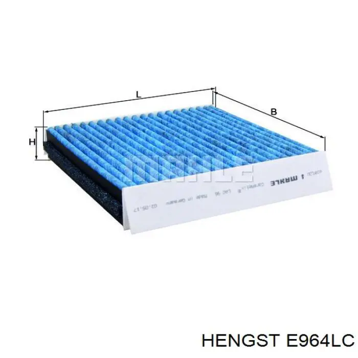 Повітряний фільтр салону Hengst E964LC