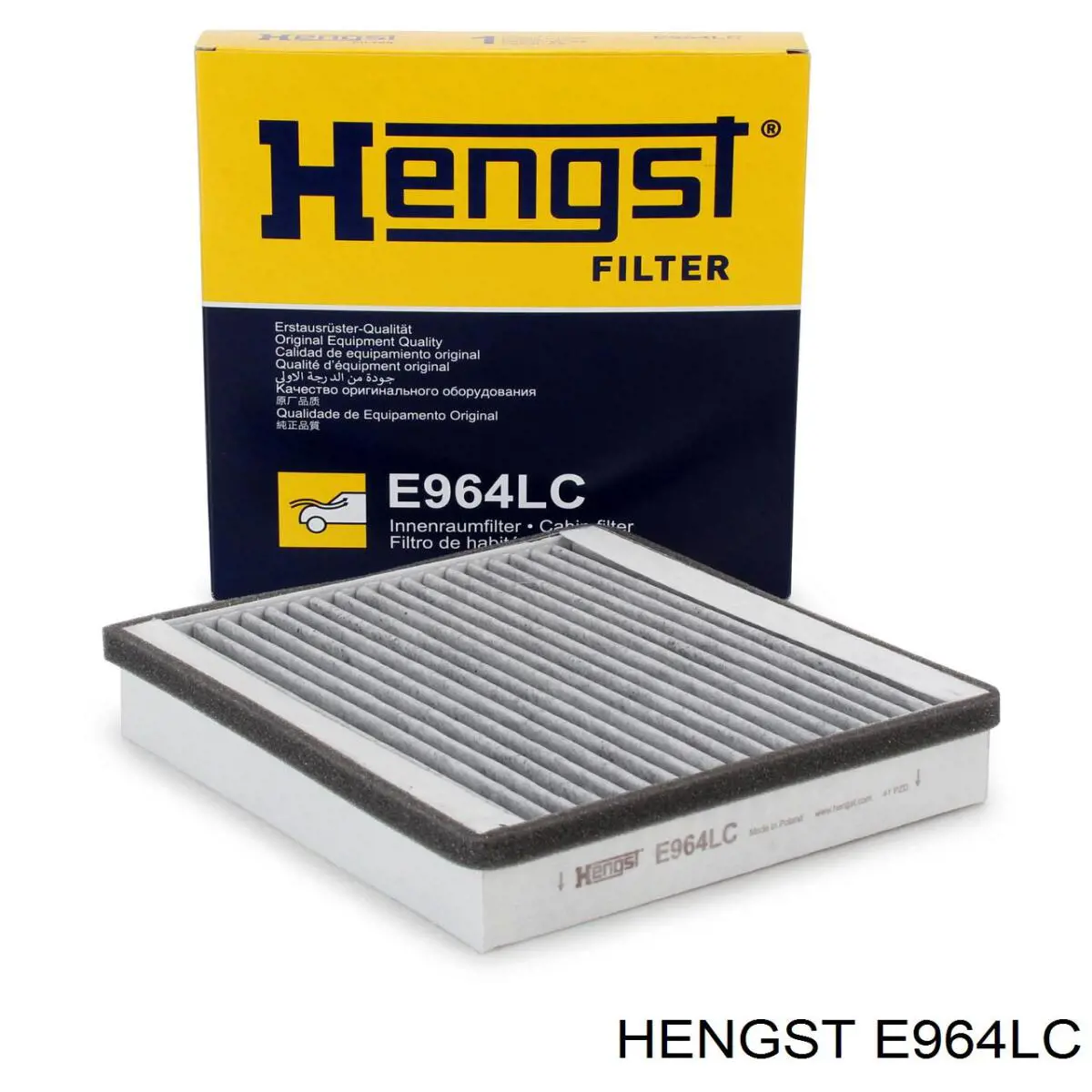 E964LC Hengst Внутрішньосалонний фільтр