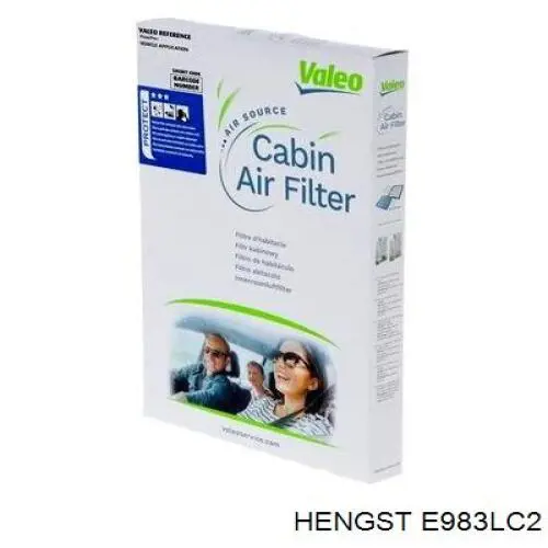 Повітряний фільтр салону Hengst E983LC2