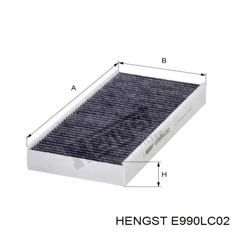 E990LC02 Hengst фільтр салону