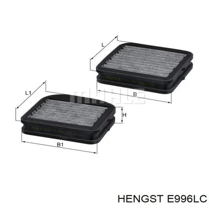 E996LC Hengst Внутрішньосалонний фільтр