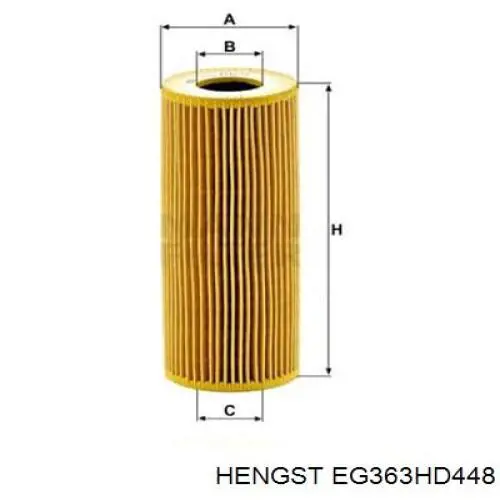 Фільтр коробки автомат Hengst EG363HD448 ціна, від 11.63 USD