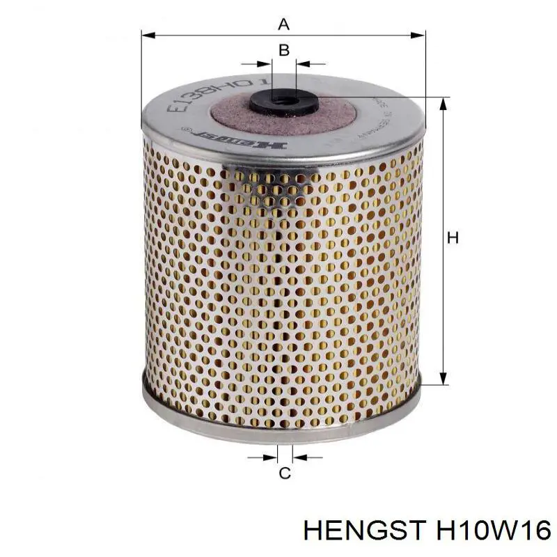 Купити H10W16 Hengst Фільтр очищення масла відцентровий