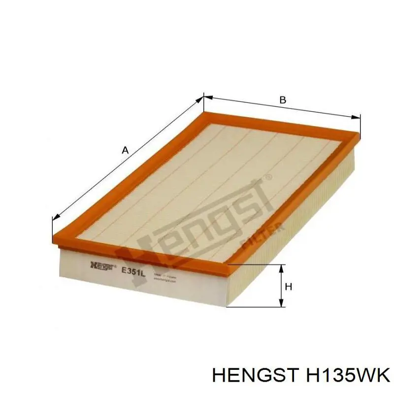 Фільтр паливний Hengst H135WK