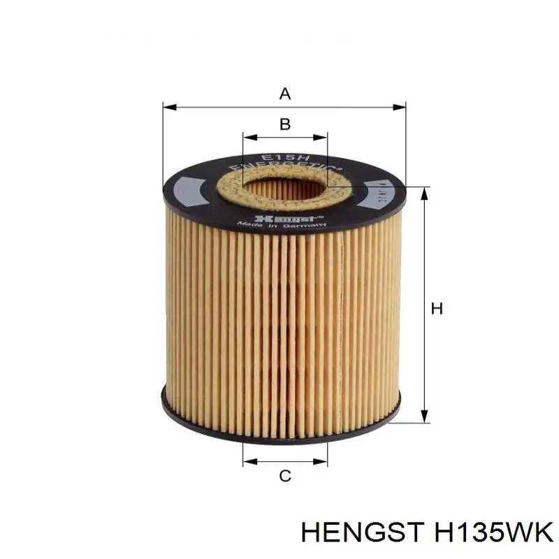 Купити H135WK Hengst Фільтр-відстійник палива грубої очистки