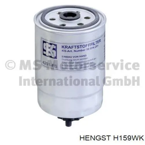 H159WK Hengst фільтр паливний