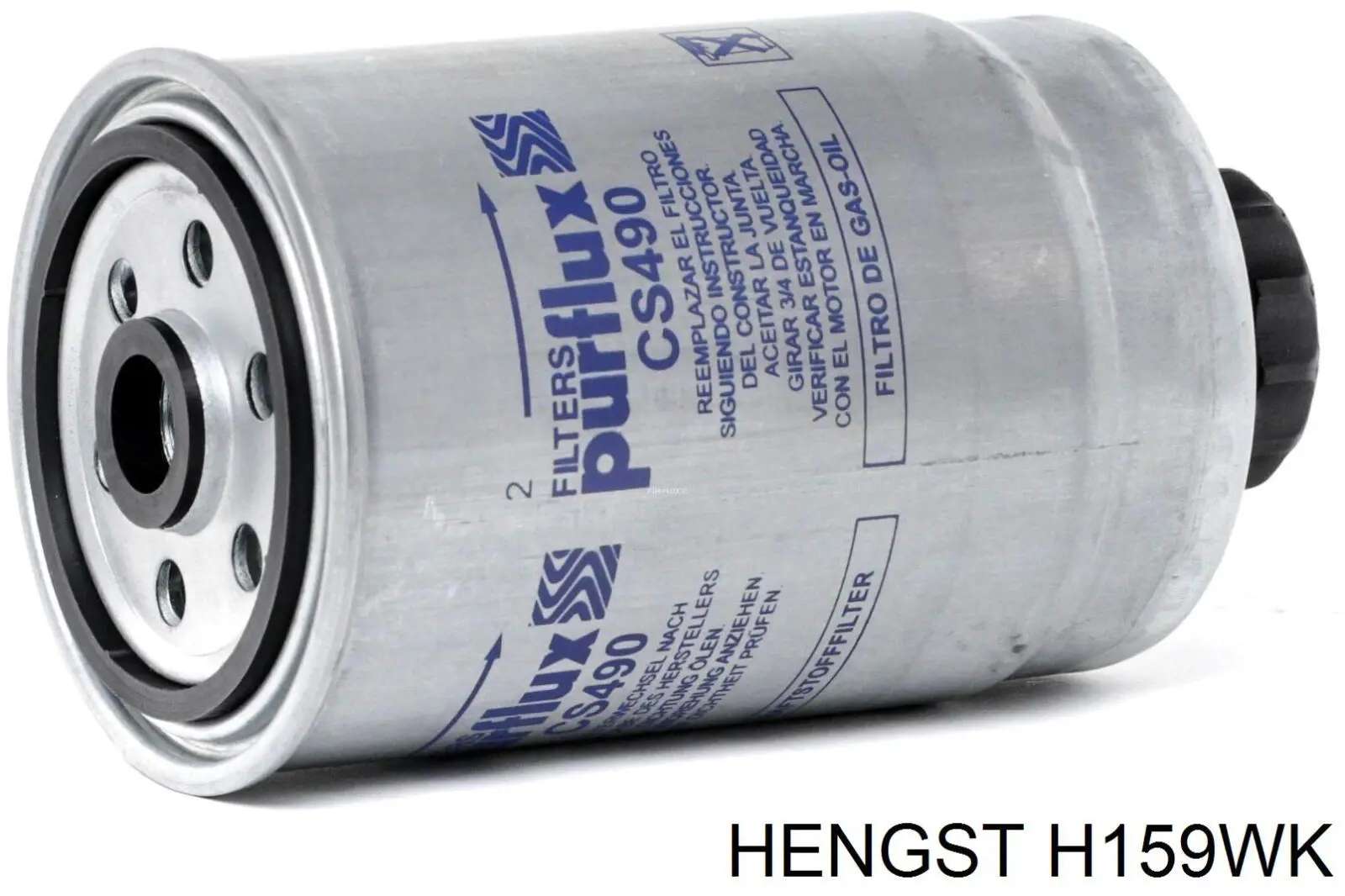 Паливний фільтр H159WK Hengst
