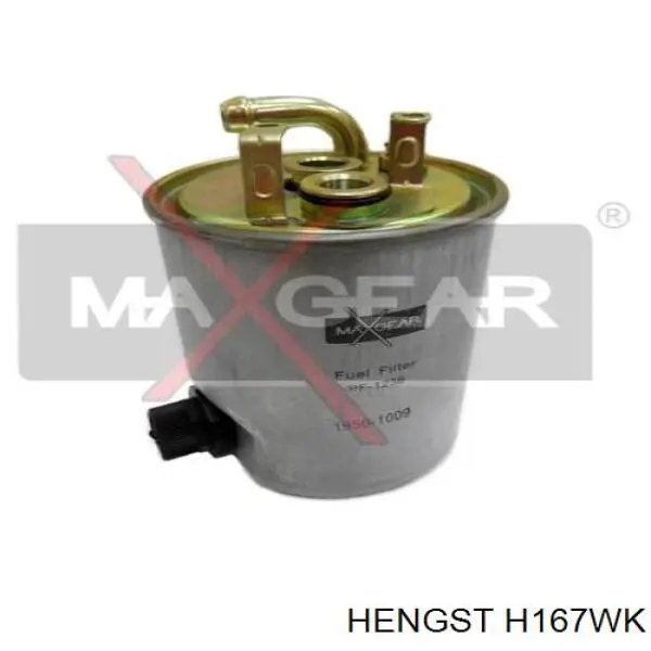 Паливний фільтр H167WK Hengst