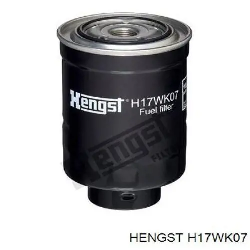 Паливний фільтр H17WK07 Hengst