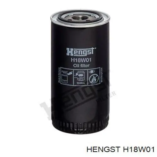 H18W01 Hengst фільтр гідравлічної системи