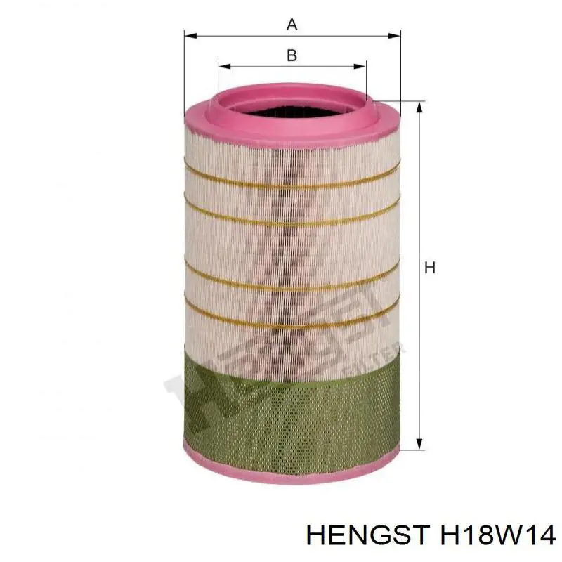 Купити H18W14 Hengst Фільтр гідравлічної системи