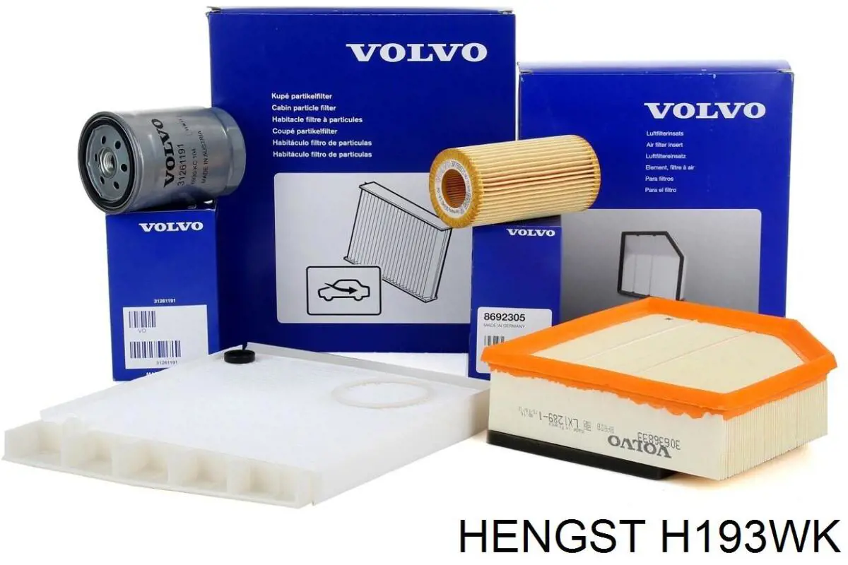 Паливний фільтр H193WK Hengst