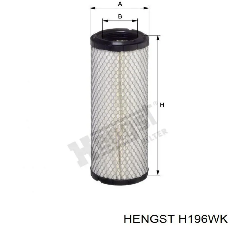 H196WK Hengst Фільтр палива