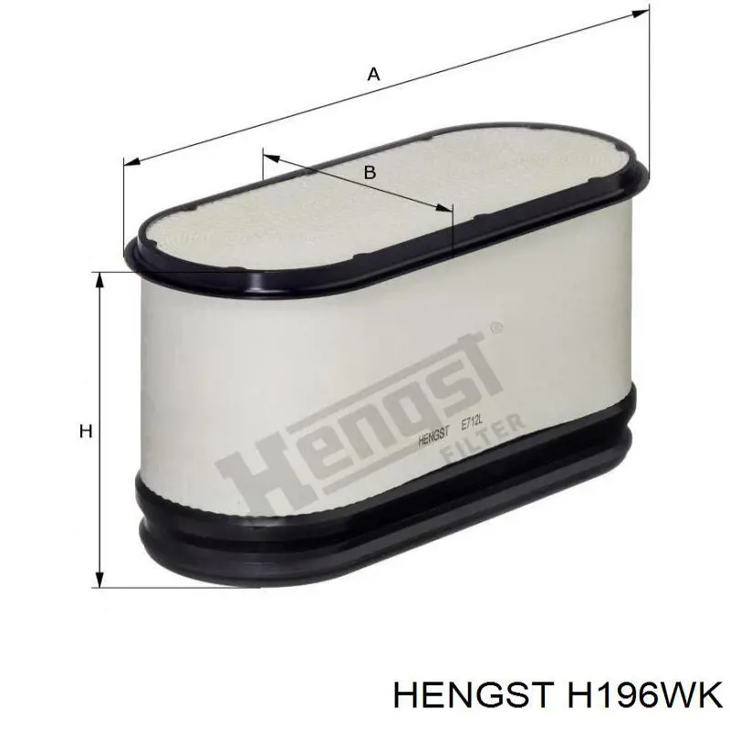Фільтр тонкого очищення палива Hengst H196WK ціна, від 23.56 USD