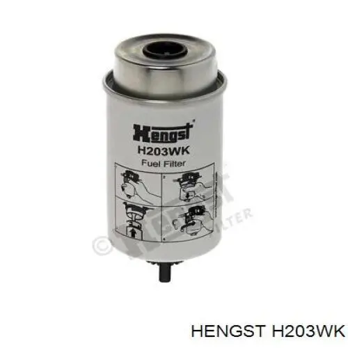 H203WK Hengst фільтр паливний