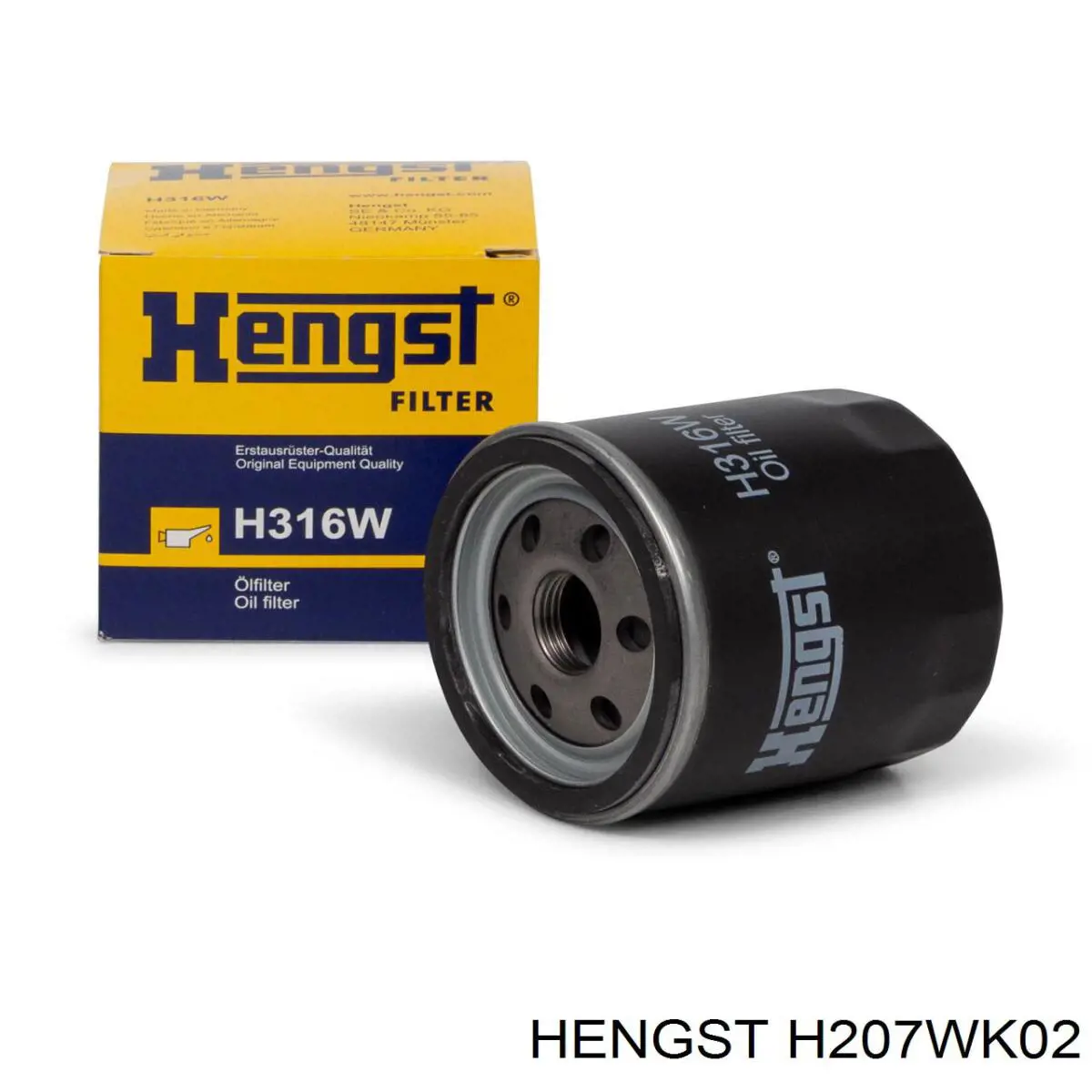 Фільтр тонкого очищення палива Hengst H207WK02 ціна, від 43.11 USD