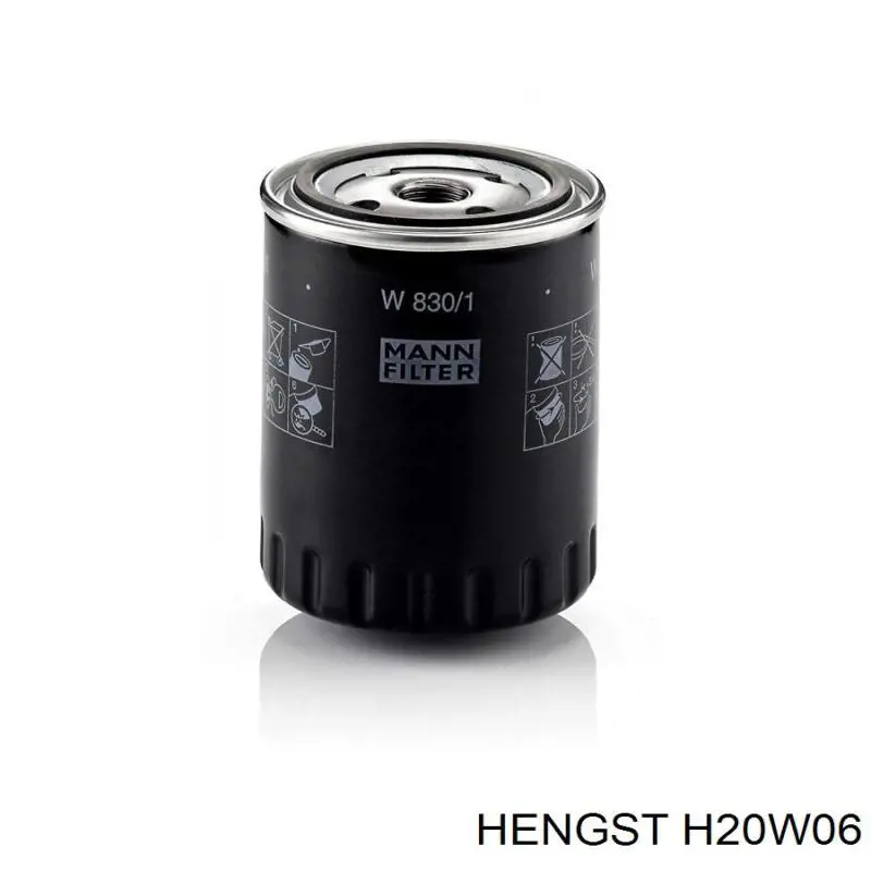 Фільтр масляний Hengst H20W06