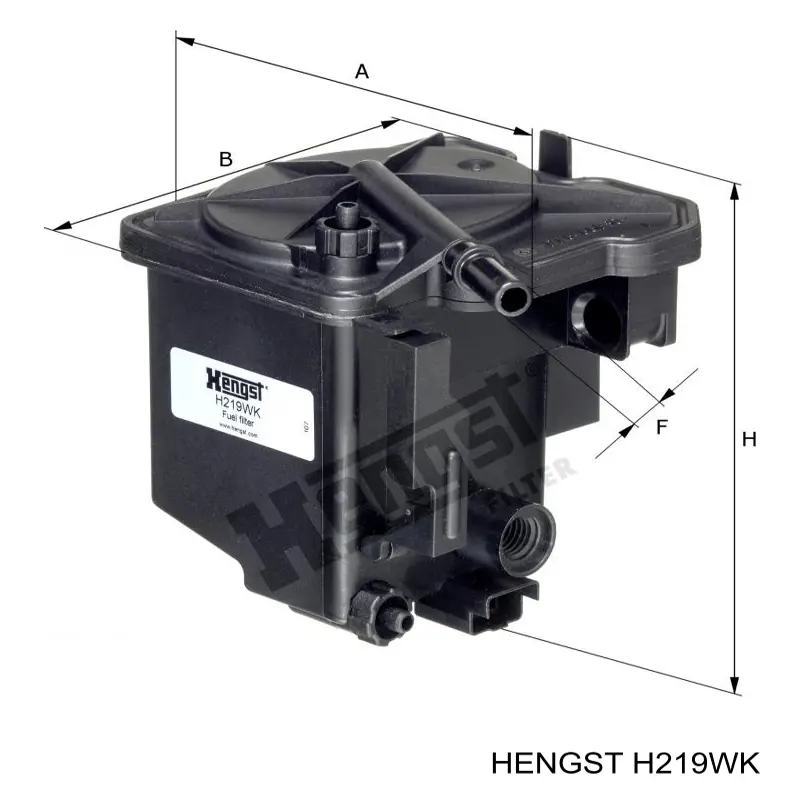 Купити H219WK Hengst Фільтр-відстійник палива грубої очистки