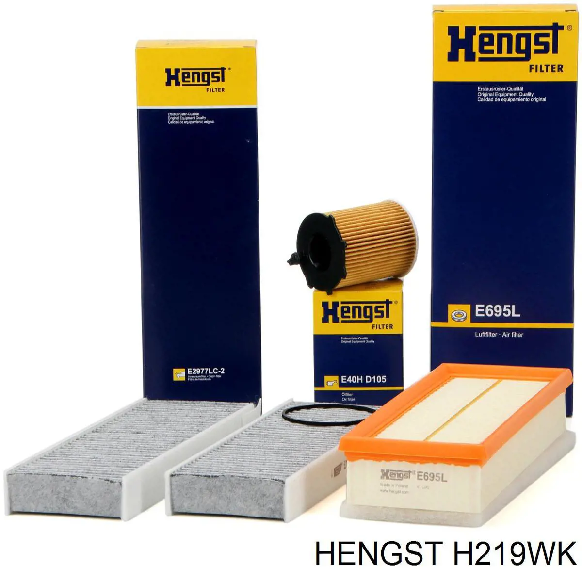 Паливний фільтр H219WK Hengst