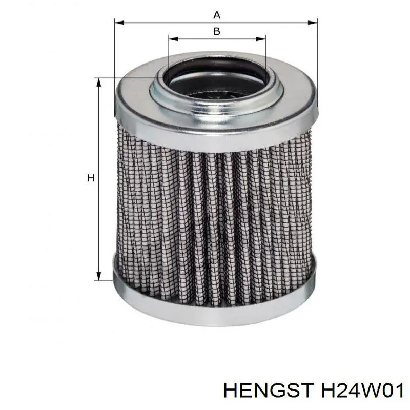 Масляний фільтр H24W01 Hengst