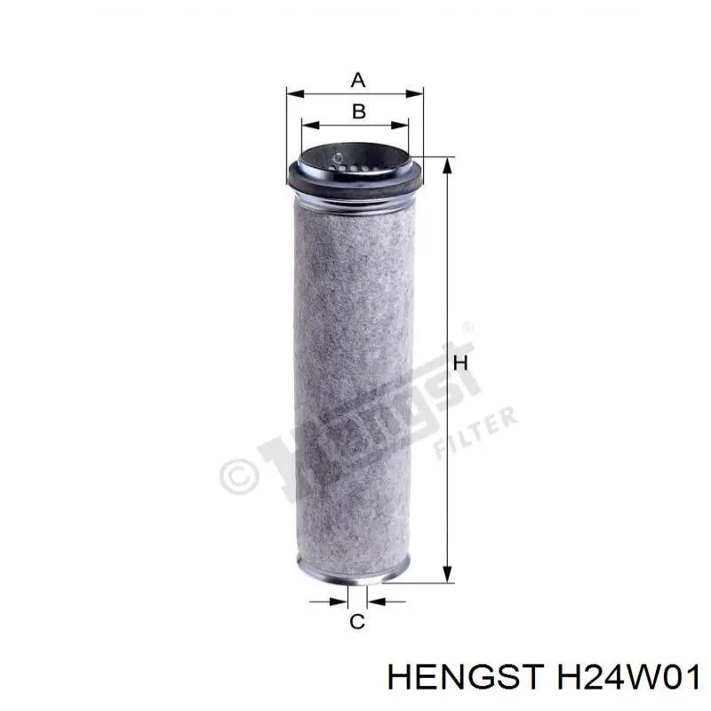 Фільтр масляний Hengst H24W01