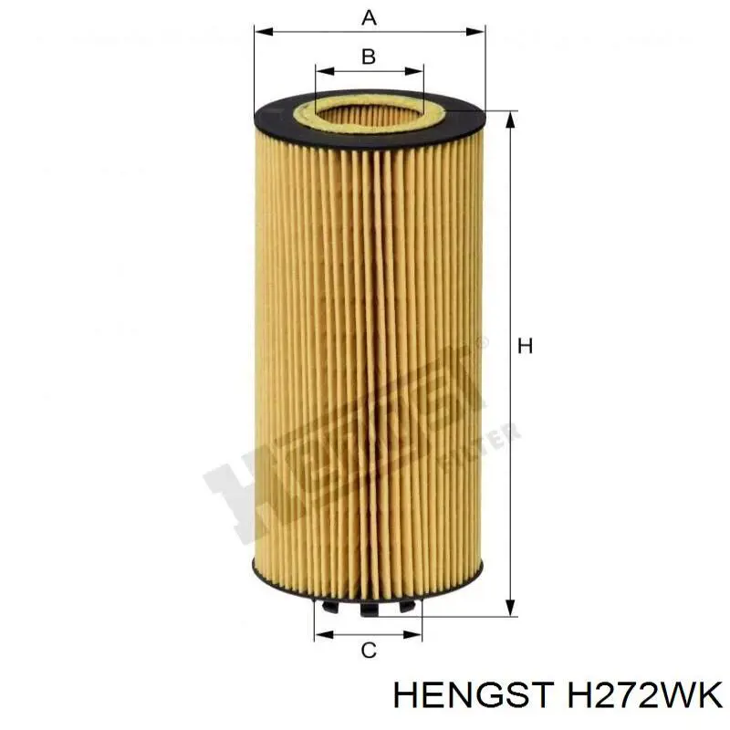 Фільтр паливний Hengst H272WK