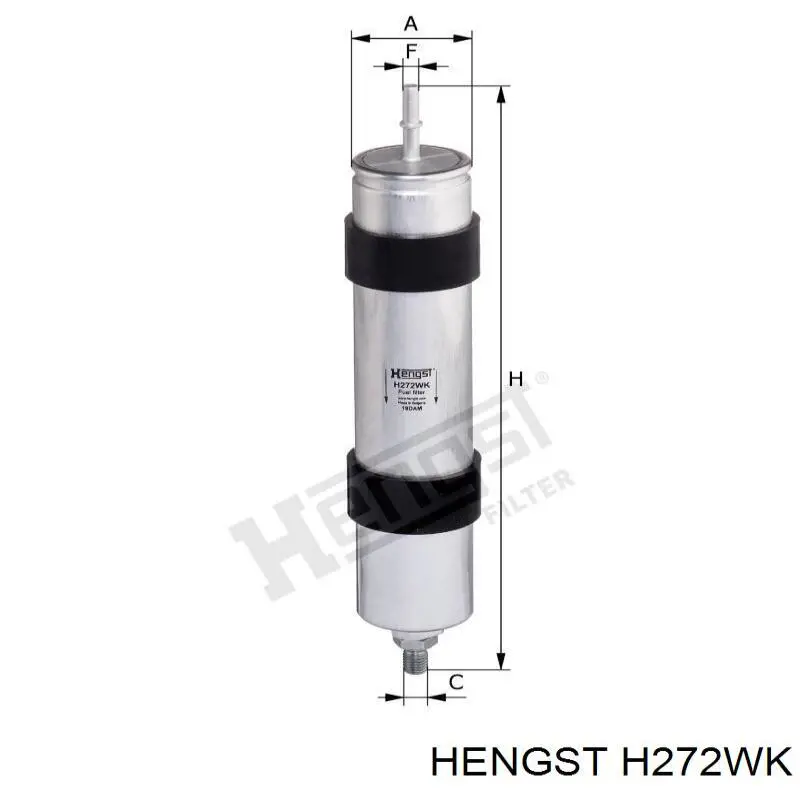 H272WK Hengst фільтр паливний