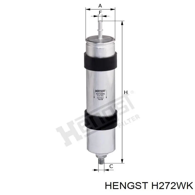 Купити H272WK Hengst Фільтр-відстійник палива грубої очистки