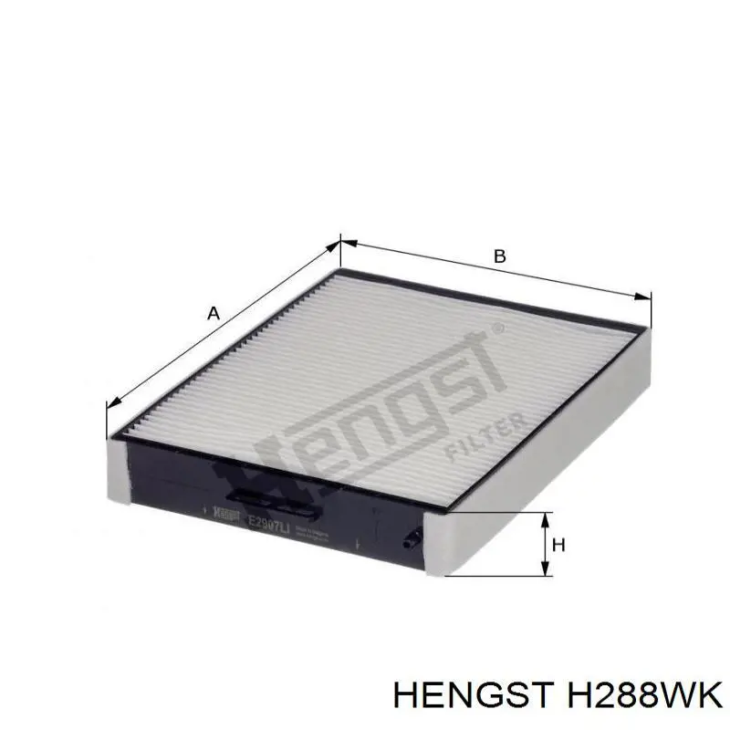 Фільтр паливний Hengst H288WK