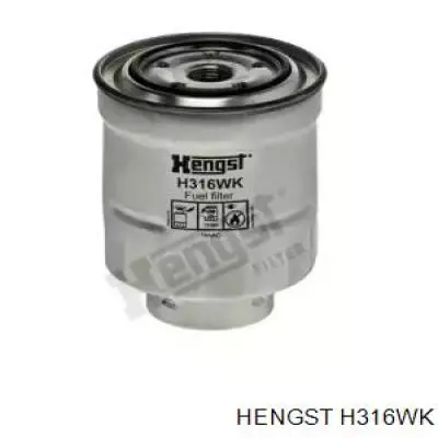 Паливний фільтр H316WK Hengst