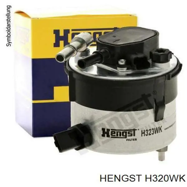 Фільтр тонкого очищення палива Hengst H320WK ціна, від 10.59 USD