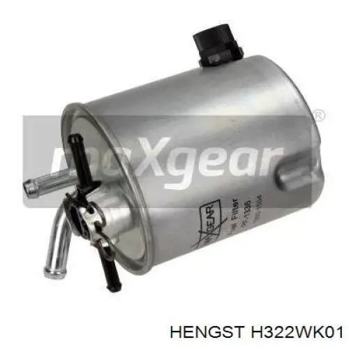 Паливний фільтр H322WK01 Hengst